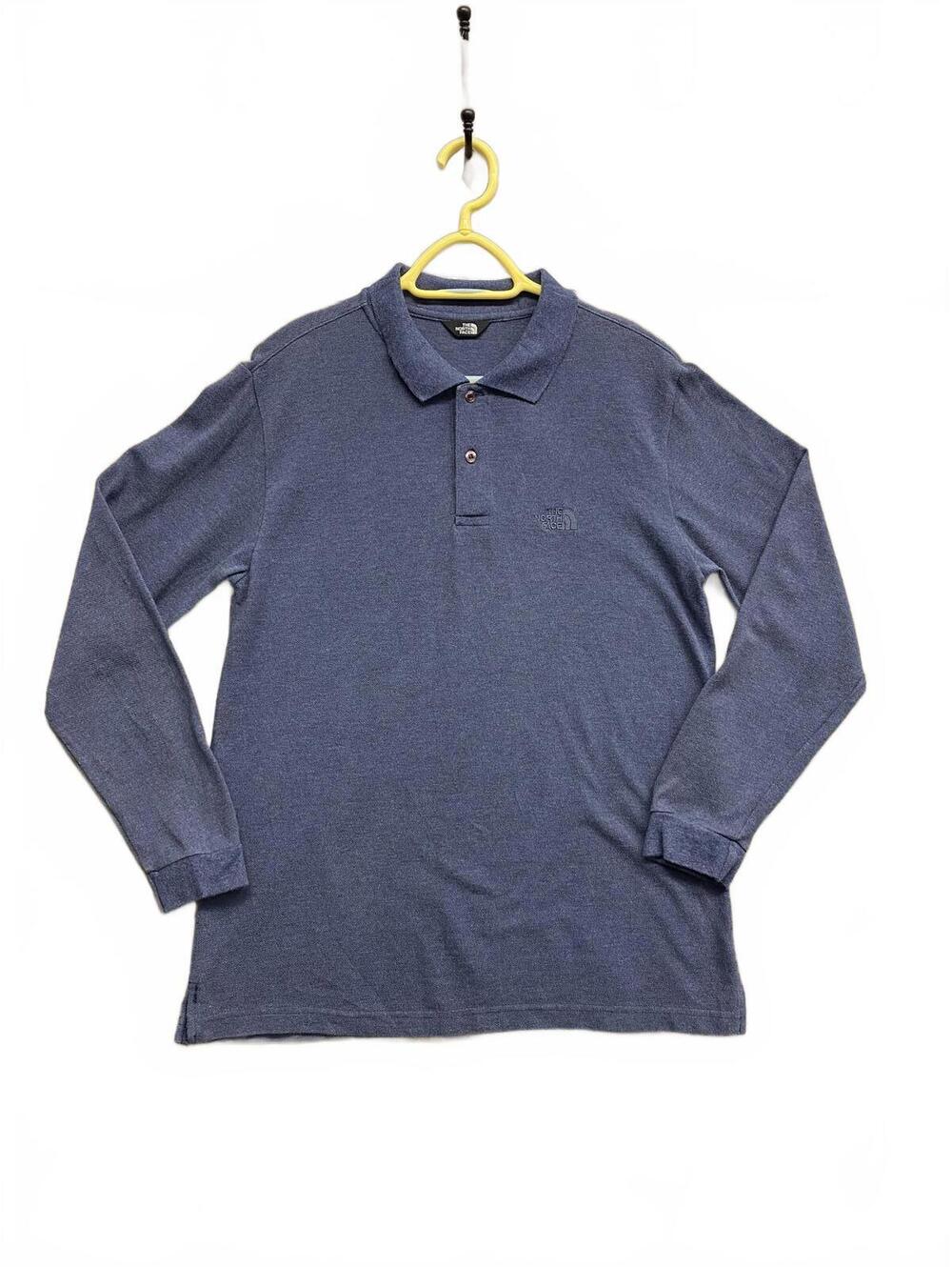 The North Face Men's Long Sleeve Polo Shirt Great Shape Size Medium